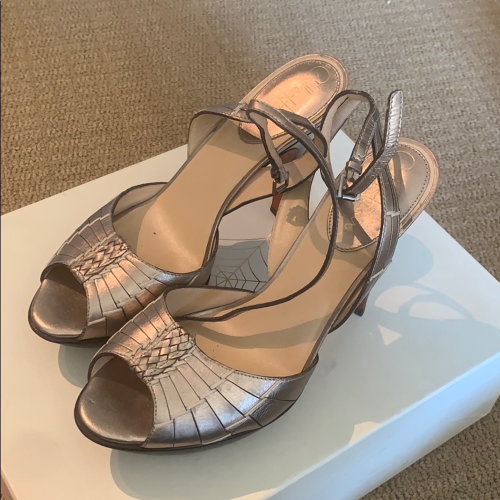 Cole haan strappy ankle heels
